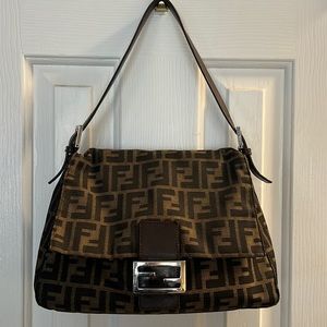 Fendi mama baguette in zucca print